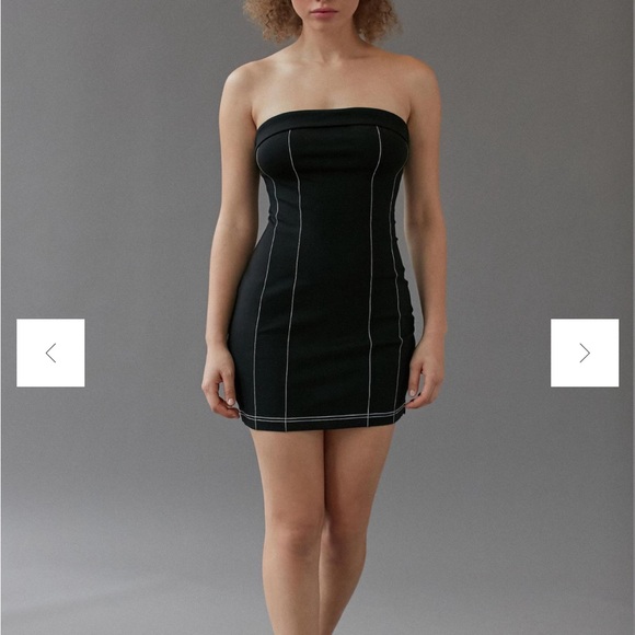 Urban Outfitters Black Strapless Dress - Picture 6 of 7